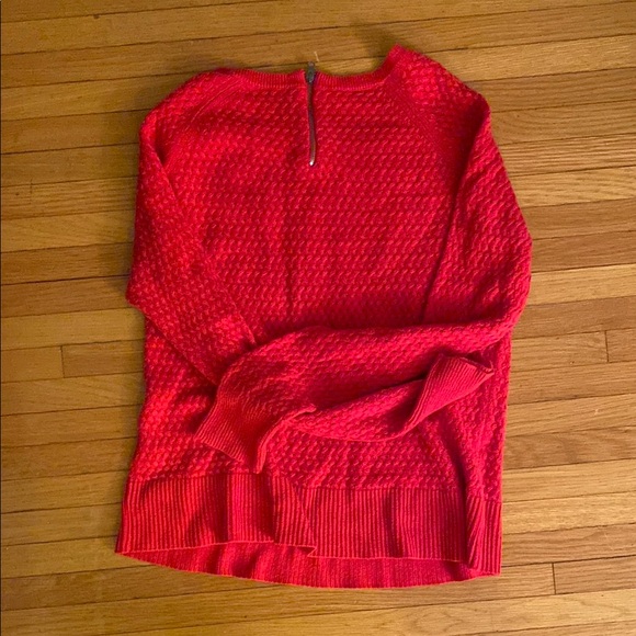 Red Textured Sweater - Picture 2 of 2